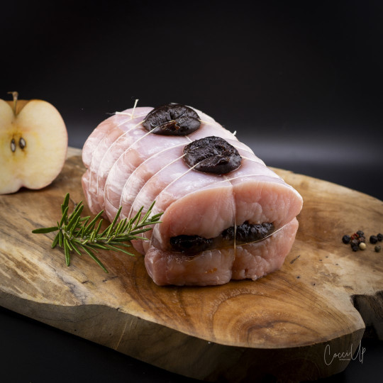 Roti filet aux fruits