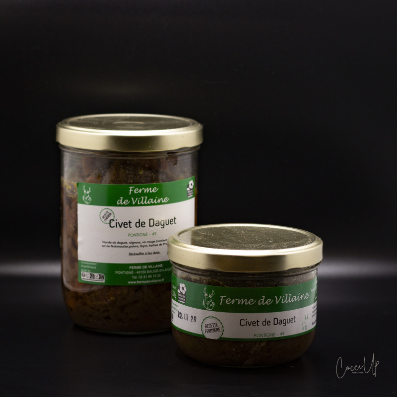 Civet de daguet nature (350g)