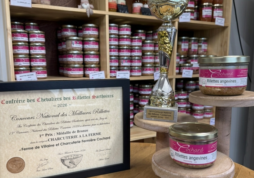 Médaille de bronze au Concours National des Rillettes de Mamers : la Charcuterie Cochard primée dès sa première participation